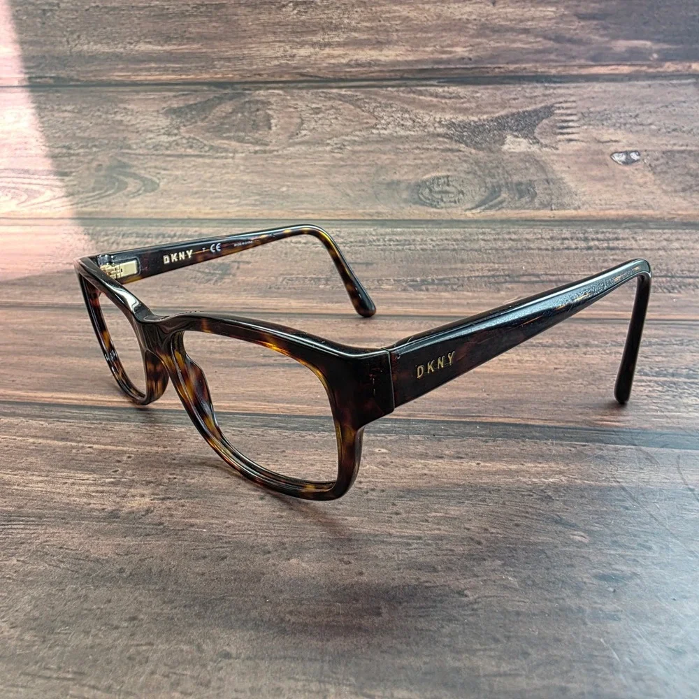 DKNY‎ DY 4684 3702 Dark Tortoise Shell Rectangular Eyeglasses Frames 53-17-140